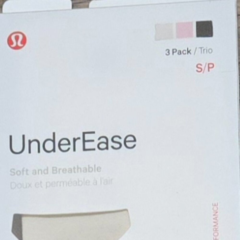 Lululemon UnderEase Midrise Workout Training Silky Soft 3 Pack Bikinis NIB - Picture 3 of 3